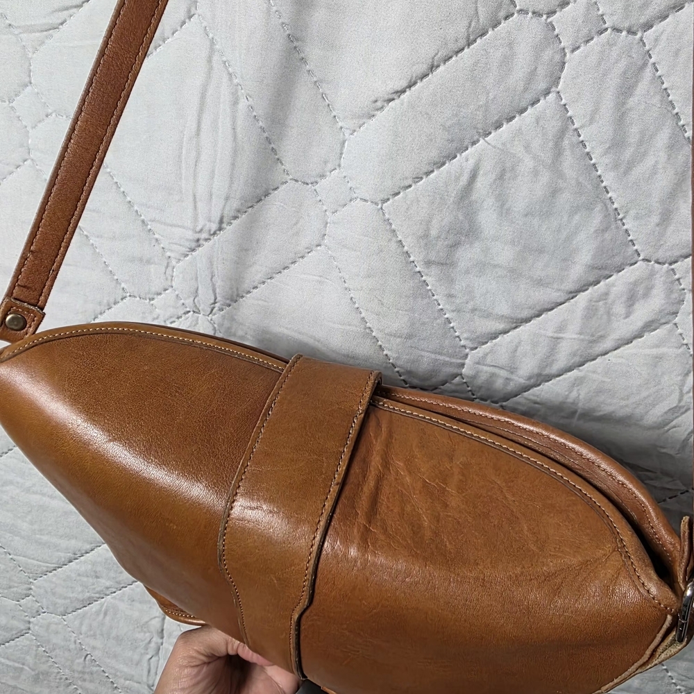 Vintage Coach Nottingham 9948 Binocular Bag Crossbody British Tan Brown USA - Picture 7 of 12